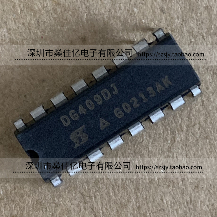 DG409DJ 2电路SP4T开关IC DIP16 原装正品