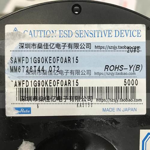 SAWFD1G90KE0F0A 声表滤波器 Band34_Band39 /10Pin /1511 原装