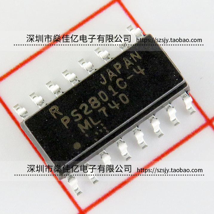 PS2801C-4-F3-A 贴片光电耦合器 SOP16 原装正品 PS2801C-4