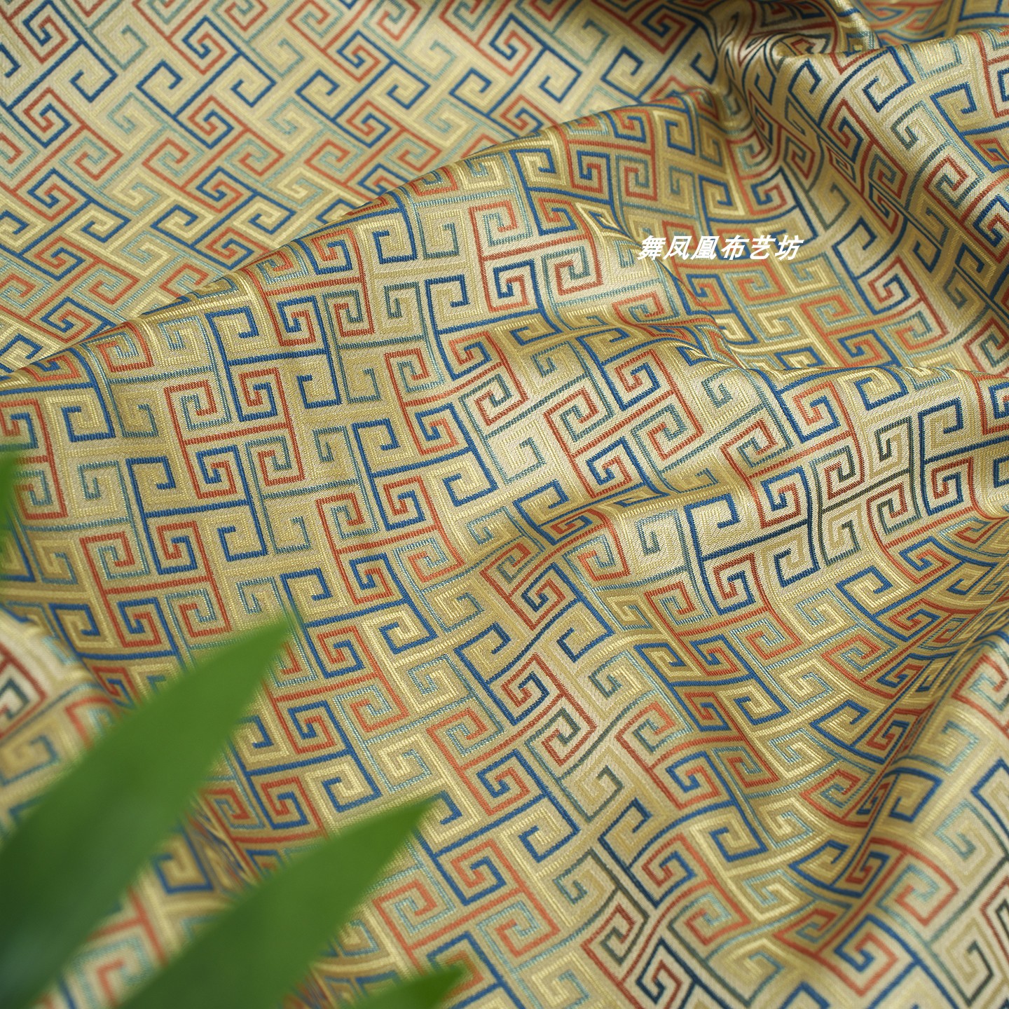 织锦缎提花面料外套汉服柔软亲肤