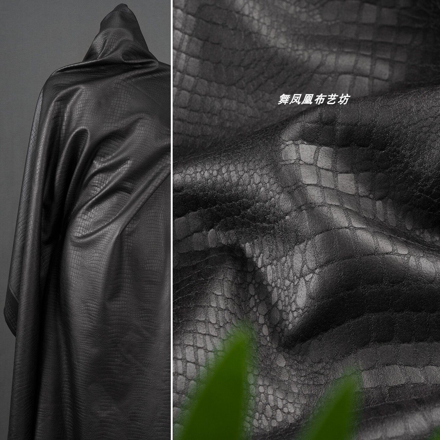 蛇纹皮革时尚外套皮裙柔软易打理