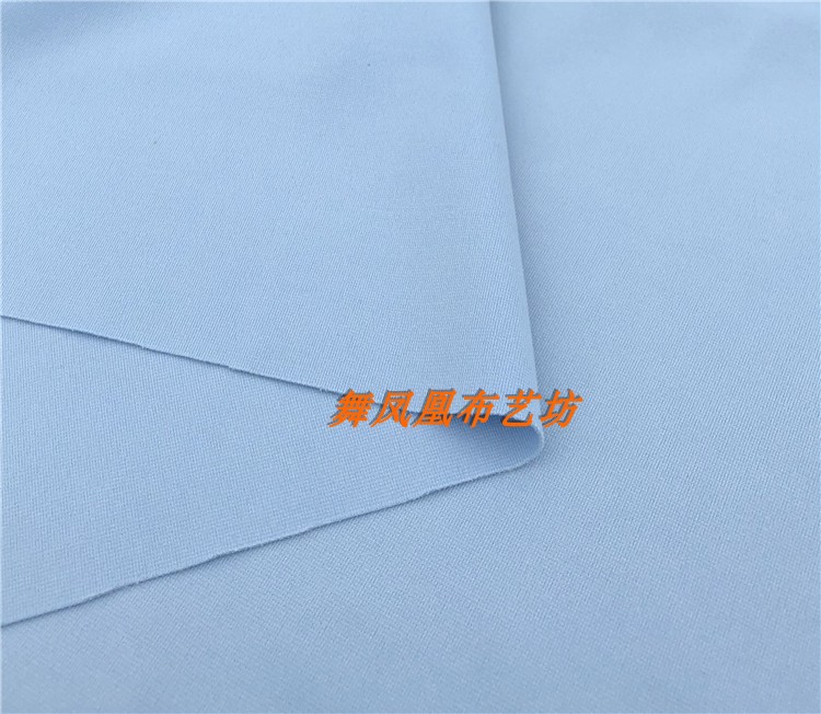 时尚 天蓝色婴儿蓝浅蓝色针织弹力罗马布料 裤子裙子垂顺服装布料