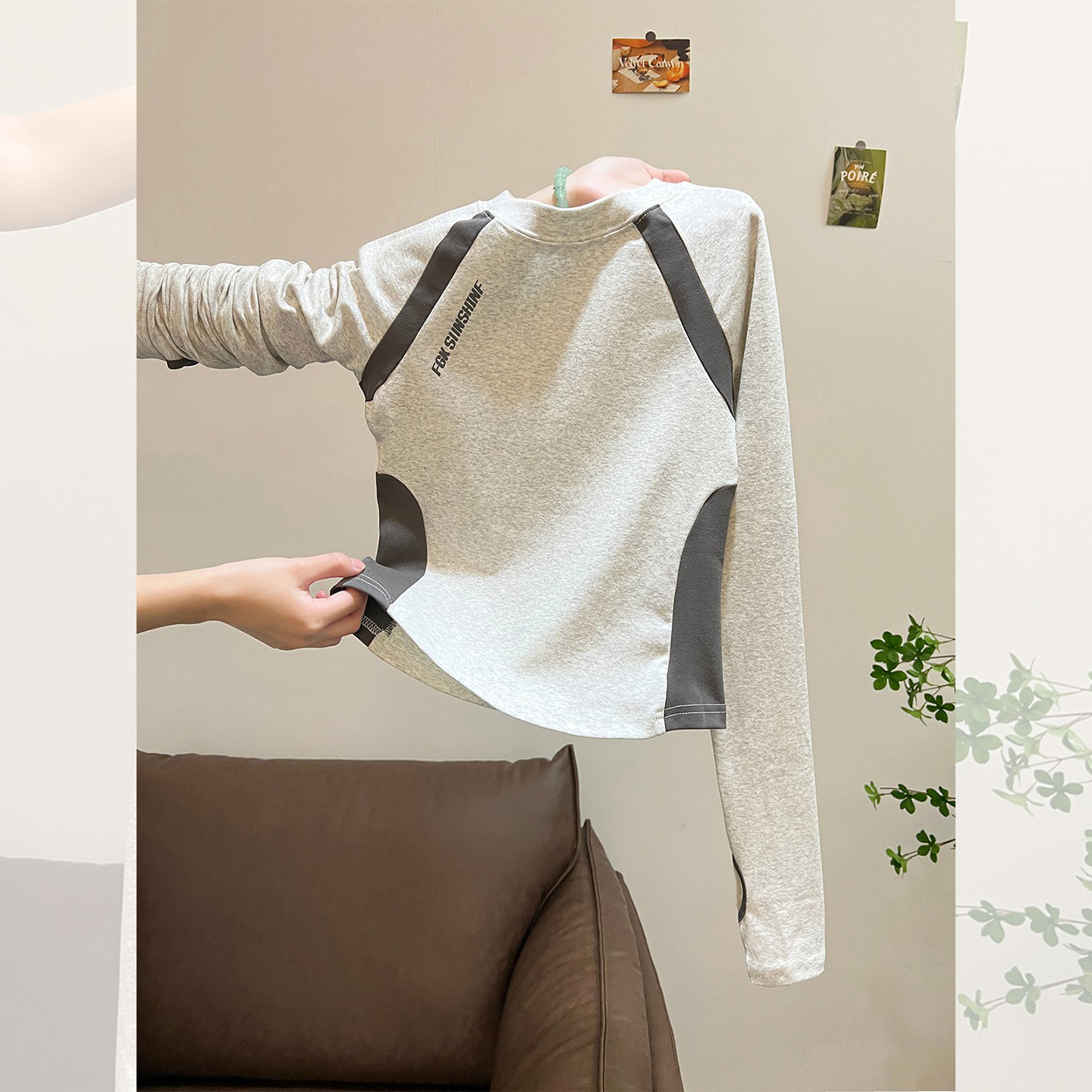 修身打底衫早秋chic别致上衣