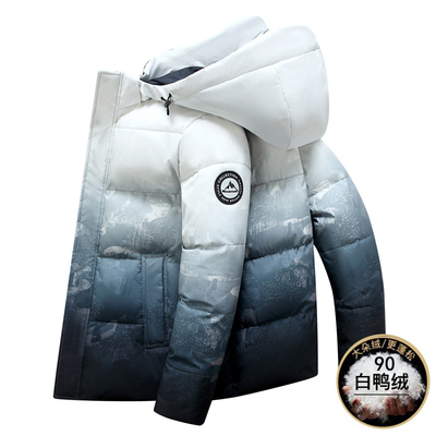 中老年中长款羽绒服男爸爸装