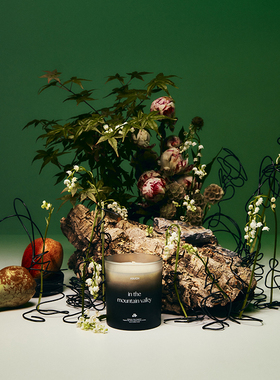 ASUCH 铃兰芍药梨 山中幽谷 无烟香薰蜡烛卧室清新助眠花香送礼