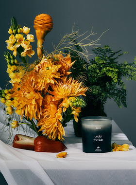 ASUCH 无花果松柏香根草 皮下之芳 无烟香薰蜡烛卧室助眠物送礼