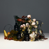 ASUCH 香味冷淡无火香薰精油卧室内扩香家用香水藤条香氛持久 经典