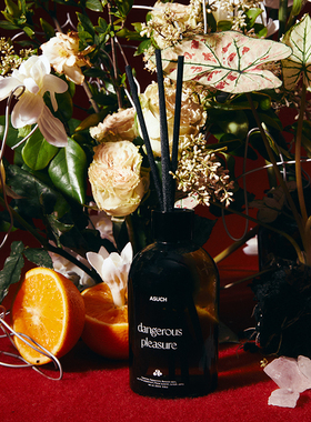 ASUCH 晚香玉橙花 无酒精藤条无火香薰 客厅植物溶剂礼物情侣香氛