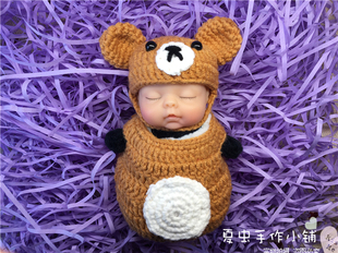 仿真睡萌娃娃服装衣服 毛绒公仔睡梦娃娃陪睡安抚玩具 定制娃衣一