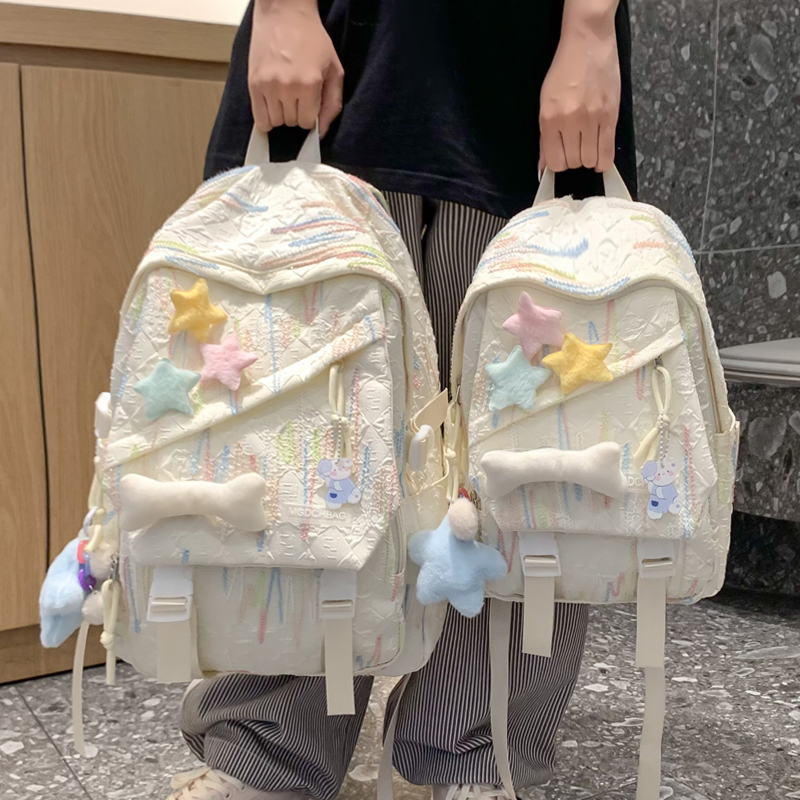 日系小清新双肩包学生书包大容量