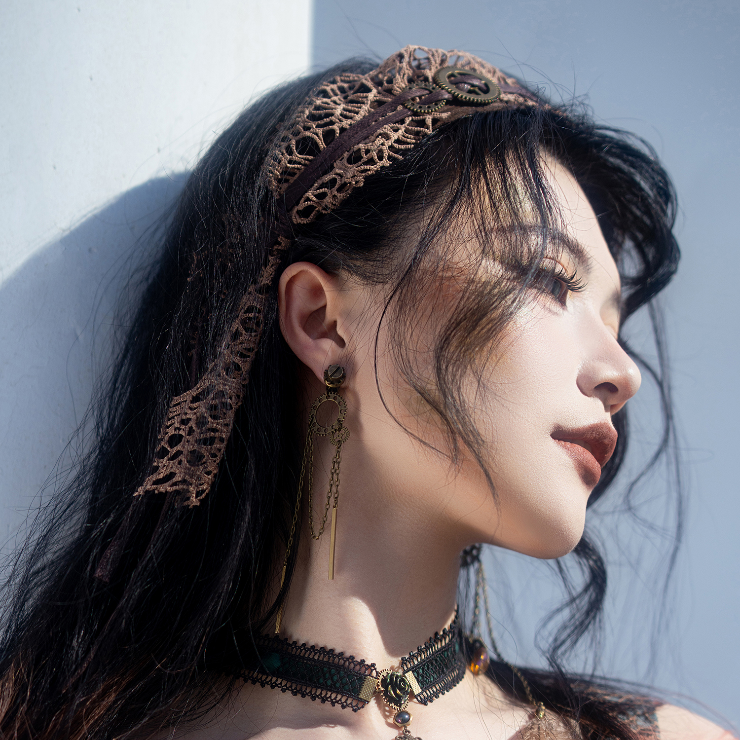 蒸汽大陆废土朋克发卡发箍发带