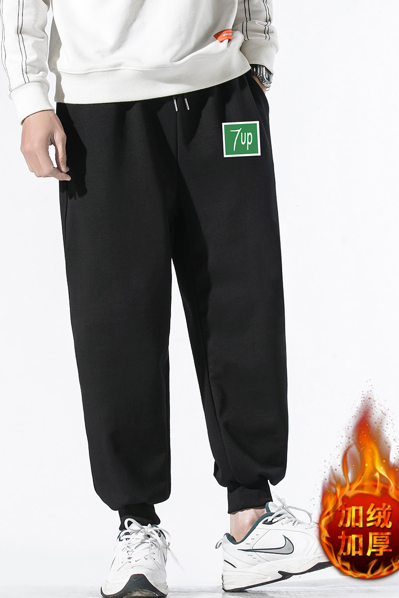 K12058-P40加绒P50加绒运动裤男大码宽松束脚直筒卫裤休闲裤,男装休闲裤,电商A040A