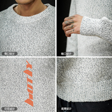 M19006加绒款-P65秋冬季加厚加绒毛衣男大码宽松休闲针织衫外套，男装针织衫/毛衣，电商A040A