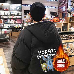 MY16048-P100 加厚加绒衣男面包服男大码服男袄男外套男图片