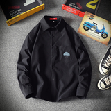 CS15018加绒款-P55加厚加绒衬衫男保暖衬衣长袖寸衫上衣服外套，男装衬衫，电商A040A
