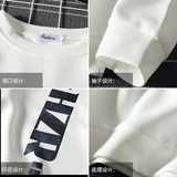 电商A040A-T4002-P25字母印花长袖t恤男大码胖子套头打底卫衣，男装卫衣，电商A040A