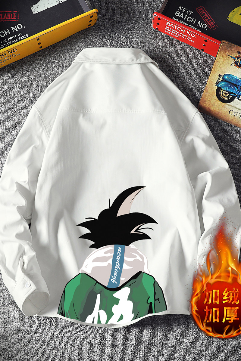 CS15005加绒款P55加厚加绒衬衫男保暖衬衣长袖寸衫上衣服外套,男装衬衫,电商A040A