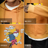 电商A040A-WY2012-P40卡通印花卫衣男大码胖子学生上衣衣服外套，男装卫衣，电商A040A