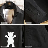 CS15021加绒款P55加厚加绒衬衫男保暖衬衣长袖寸衫上衣服外套，男装衬衫，电商A040A