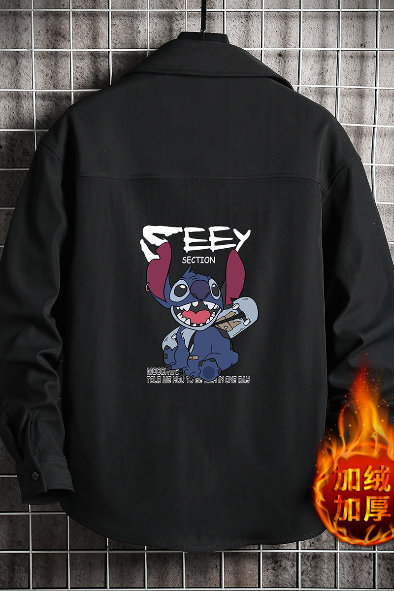 CS15038加绒款P55加厚加绒衬衫男保暖衬衣长袖寸衫上衣服外套,男装衬衫,电商A040A
