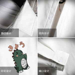 CS15037加绒款P55加厚加绒衬衫男保暖衬衣长袖寸衫上衣服外套图片