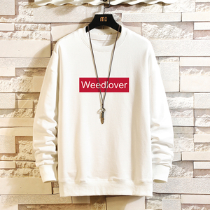 S6046-P35 春季圆领卫衣男大码韩版宽松长袖外套男图片