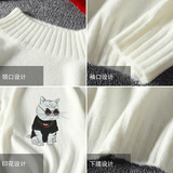 M18044加绒款-P65半高领加厚加绒毛衣男大码胖子针织衫保暖外套，男装针织衫/毛衣，电商A040A