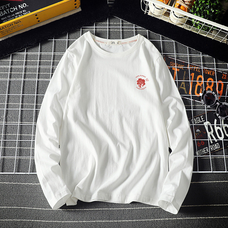电商A040A-TX3003-P25纯嘻哈印花长袖t恤大码男胖子打底衫,男装卫衣,电商A040A