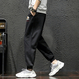 K12059-P40春季束脚直筒运动裤男大码宽松休闲卫裤哈伦裤，男装休闲裤，电商A040A