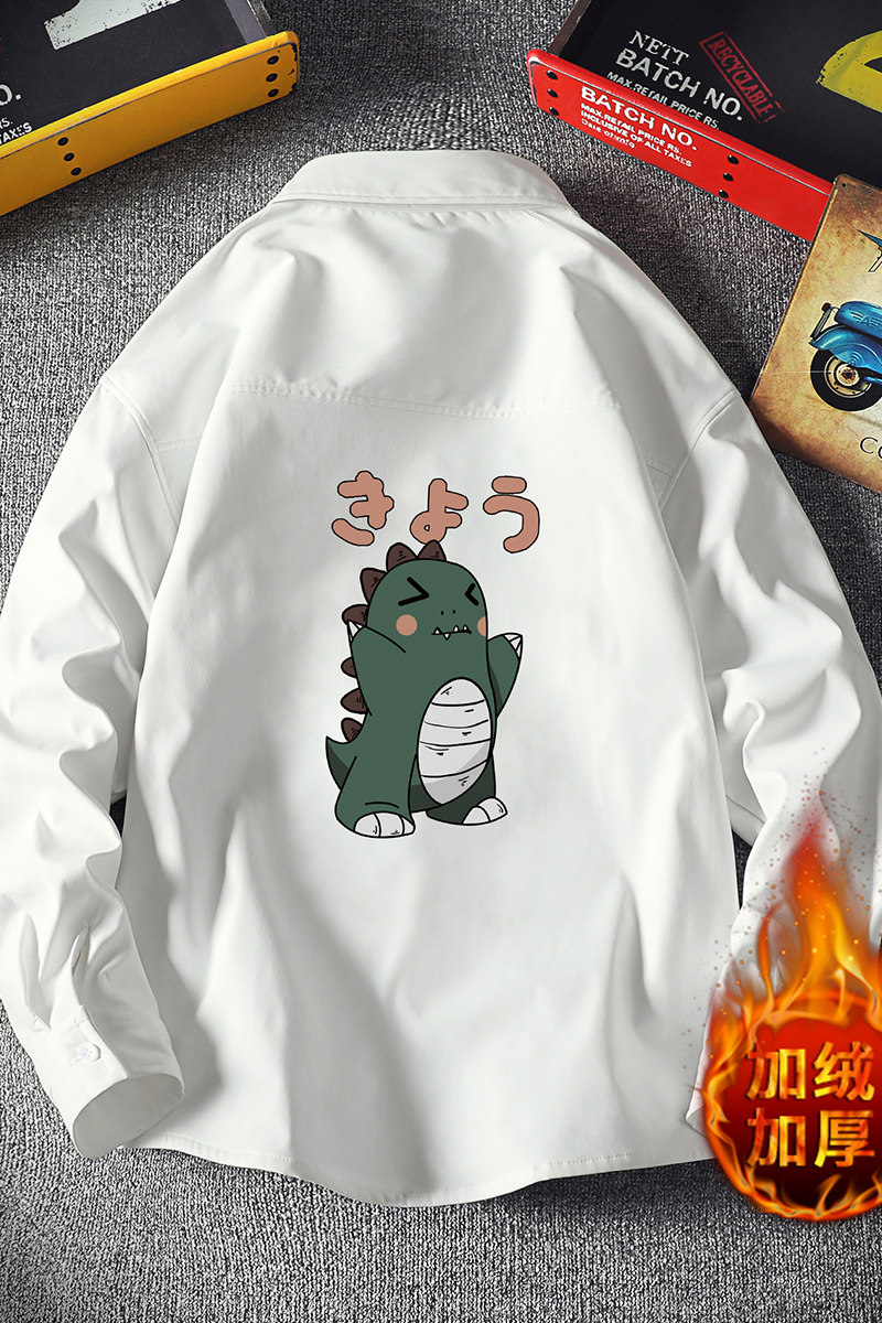 CS15037加绒款P55加厚加绒衬衫男保暖衬衣长袖寸衫上衣服外套,男装衬衫,电商A040A
