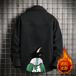 CS15005加绒款P55加厚加绒衬衫男保暖衬衣长袖寸衫上衣服外套,蕾丝披肩搭配衣服图片