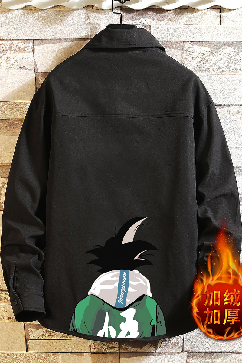 CS15005加绒款P55加厚加绒衬衫男保暖衬衣长袖寸衫上衣服外套,男装衬衫,电商A040A