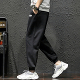 K12060-P40春季束脚直筒运动裤男大码宽松休闲卫裤哈伦裤，男装休闲裤，电商A040A