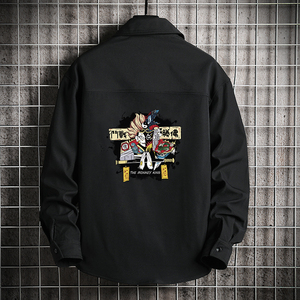 CS15016加绒款P55加厚加绒衬衫男保暖衬衣长袖寸衫上衣服外套图片