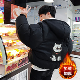 MY16044-P100加厚加绒衣男面包服男大码服男袄男外套男，男装棉衣，电商A040A