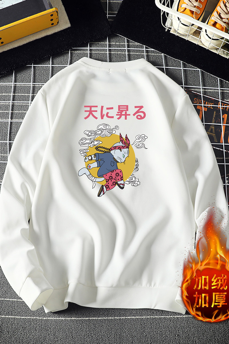 电商A040A-T4012-P25加绒款P35卫衣男宽松百搭,男装卫衣,电商A040A