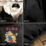 电商A040A-MY16012-P100加厚加绒面包服男大码宽松衣袄外套，男装棉衣，电商A040A