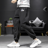 K12060-P40加绒P50加绒运动裤男大码宽松束脚直筒卫裤休闲裤，男装休闲裤，电商A040A