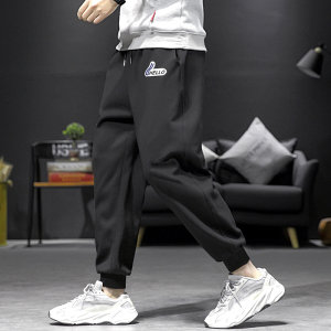 K12060-P40加绒P50 加绒运动裤男大码宽松束脚直筒卫裤休闲裤图片