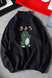M18037-P45秋冬半高领毛衣男大码，男装针织衫/毛衣，电商A040A