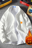 CS15018加绒款-P55加厚加绒衬衫男保暖衬衣长袖寸衫上衣服外套，男装衬衫，电商A040A