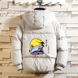 MY16036-P100皮卡丘卡通加厚加绒面包服加肥加大码男胖子衣，男装棉衣，电商A040A
