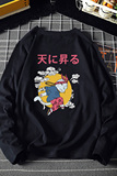电商A040A-TX3012-P25月兔印花长袖t恤加肥加大码男胖子上衣服，男装T恤，电商A040A