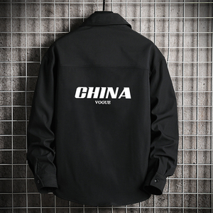 CS15001加绒款P55加厚加绒衬衫男保暖衬衣长袖寸衫上衣服外套图片