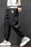 K12059-P40春季束脚直筒运动裤男大码宽松休闲卫裤哈伦裤，男装休闲裤，电商A040A