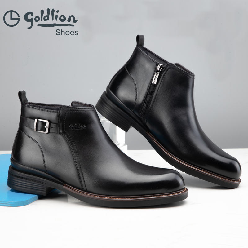 金利来冬季2024冬保暖侧拉链棉鞋