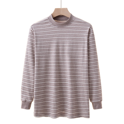 青少年中大童单件秋衣纯棉男童单上衣棉毛衫单件秋衣单线衣保暖衣