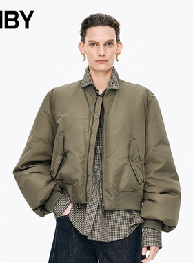 【商场同款】JNBY/江南布衣25冬新品羽绒服棒球领长袖5PAC14330