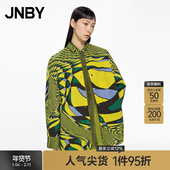 衬衫 JNBY 江南布衣折扣春夏长袖 棉质单排多扣宽松通勤OL风女