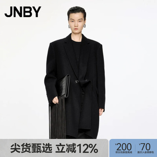 JNBY/江南布衣秋冬双面羊毛呢大衣外套5O0820300